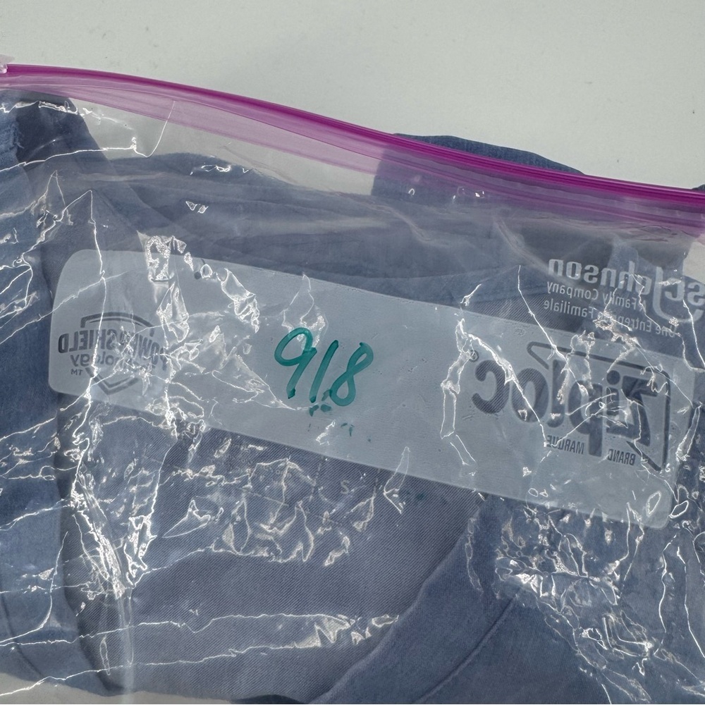 Figs Blue V-Neck‎ Scrub Top for Medical Professionals - Picture 6 of 6